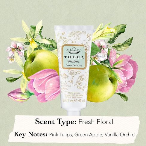 Tocca Crema de Mano Luxe, Liliana Hand Cream, 4 oz - Neroli, Watery Peach, Muguet - Moisturizing, Quick Absorbing in Saudi Arabia