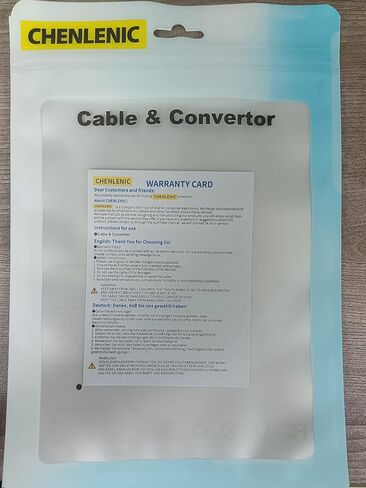 كابل الألياف الضوئية CHENLENIC Displayport 8K منفذ عرض 1.4 إلى Mini Displayport كابل الألياف الضوئية، متوافق مع Thunderbolt 2/3/4، لجهاز MacBook Pro/Air Suface Pro (T0206-15M) in Kuwait