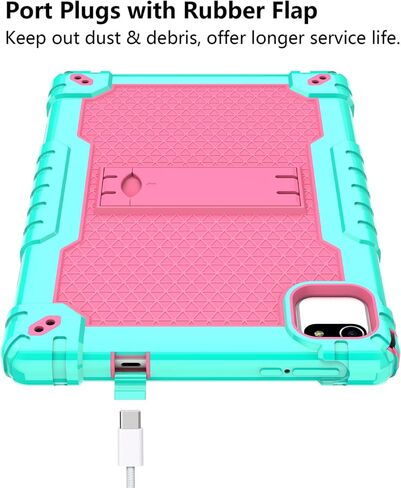 for Aiprotablet K10 10.1 inch Case with Shoulder Strap Stand Hybrid Case for Bnegynng CP20, WXUNJA K10B, JUNINKE K10, Aigopad K10, YQSAVIOR YQCP20, Baken 10.1" Tablet (Black/Black) in Saudi Arabia
