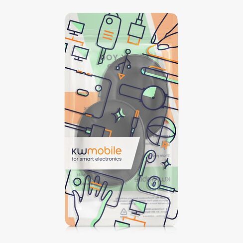 kwmobile Ear Pads Compatible with Srhythm NC25 / NC35 Noise Cancelling Earpads - 2X Replacement for Headphones - Black in Saudi Arabia