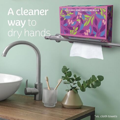 Kleenex Expressions Disposable Paper Hand Towels, 6 Boxes, 60 Towels per Box (360 Total Hand Towels), Packaging May Vary in Kuwait