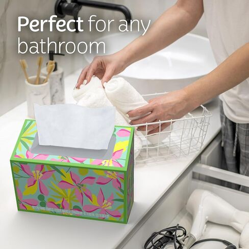 Kleenex Expressions Disposable Paper Hand Towels, 6 Boxes, 60 Towels per Box (360 Total Hand Towels), Packaging May Vary in Kuwait
