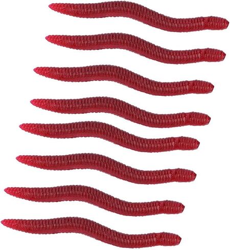 Yctze Soft Insects Fishing Lure, False Earthworm Sea Bait, Bloodworm Artificial Baits, Ideal for Sea Fishing in Saudi Arabia