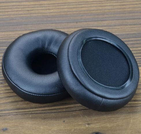 Replacement Earpads Suitable for Skullcandy Cassette Wireless for Skullcandy Cassette Junior Wired Bluetooth Headphone Ear Cushion Foam Cover (Black) in Saudi Arabia