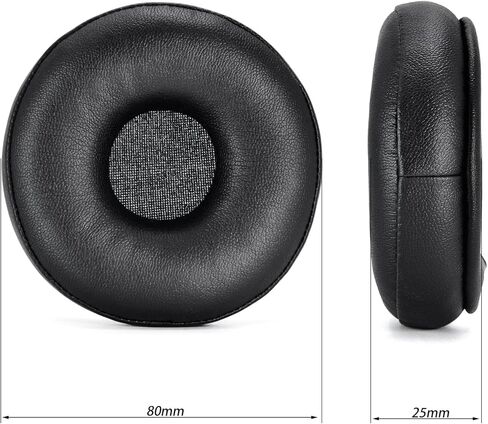 Replacement Earpads Suitable for Skullcandy Cassette Wireless for Skullcandy Cassette Junior Wired Bluetooth Headphone Ear Cushion Foam Cover (Black) in Saudi Arabia