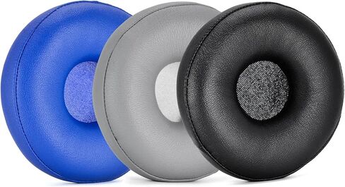 Replacement Earpads Suitable for Skullcandy Cassette Wireless for Skullcandy Cassette Junior Wired Bluetooth Headphone Ear Cushion Foam Cover (Black) in Saudi Arabia