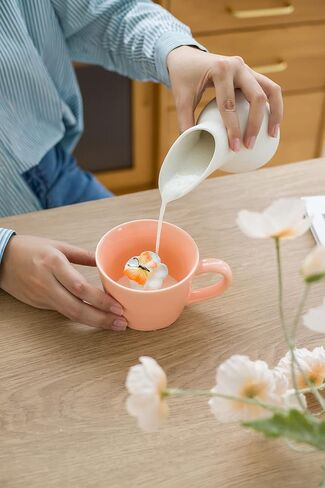 DIHOclub Ceramic Snail Cup Hidden 3D Animal Inside Mug，Garden series Handmade Figurine Snail Mugs (Apple green) in Saudi Arabia