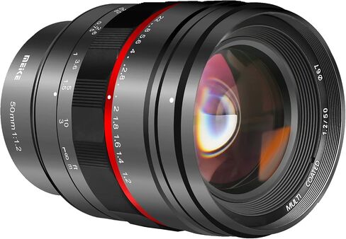 MEKE 50mm F1.2 Large Aperture Manual Focus Full Frame Lens Compatible with Nikon Z-Mount Cameras Z5 Z6 Z7 Z6II Z7II Z30 Z50 Z8 Z9 in Saudi Arabia