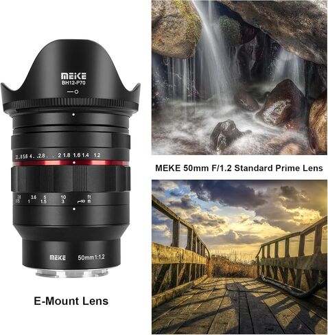 MEKE 50mm F1.2 Large Aperture Manual Focus Full Frame Lens Compatible with Nikon Z-Mount Cameras Z5 Z6 Z7 Z6II Z7II Z30 Z50 Z8 Z9 in Saudi Arabia
