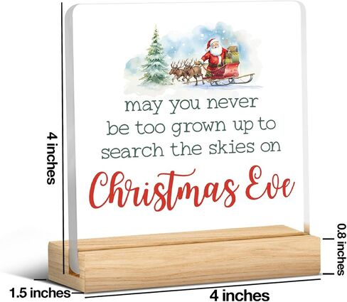 Funny Christmas Decoration Christmas Sign Decor He Sees You When You're Pooping Acrylic Sign Christmas Decorations for Bathroom Toilet Restroom Sink Funny Gifts for Christmas in Saudi Arabia