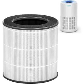 Air Purifiers for Home Large Room Up to 1345 Ft², Tailulu H13 True HEPA Air Cleaner Purify Smoke Dust Pollen Pet Hair Allergies for Bedroom Living Room Kitchen Office, Air Filter with Sleep Mode