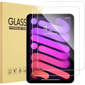 Soke iPad Mini 6 Screen Protector [8.3 Inch, 2021 6th Generation] Tempered Glass Film Anti-Scratch, Face ID & Apple Pencil Compatible for Apple iPad Mini 6th Generation A2567 A2568 A2569