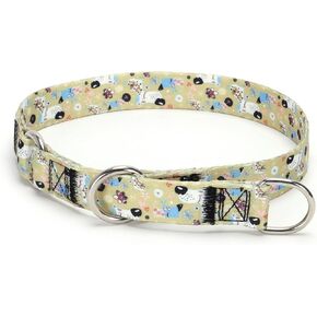 No Pull Martingale Dog Collar, Slip Collar with Stop Ring for Small, Medium, Large Dogs, Love Hearts Pattern (NO17, S) in Kuwait