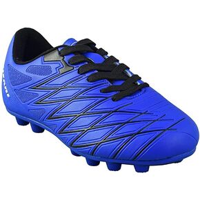 Vizari Unisex-Kid's Youth and Junior Boca FG Soccer Shoe for Outdoor Firm Ground Football Game (8.5, Blue / Black)