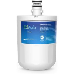 EcoAqua EFF-6005A Replacement for LG® LT500P®, 5231JA2002A, ADQ72910901, Kenmore GEN11042FR-08, 9890, 46-9890 Refrigerator Water Filter, 3 Pack