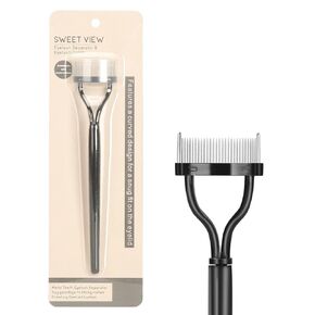 SWEET VIEW Eyebrow Brush Eyelash Separator Brow Comb & Lash Spoolie Professional Eye Makeup Tools (3 Pieces Set)