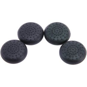 Replacement TPU Silicone Analog Controller Joystick Thumb Stick Grip Cap Cover for Nintendo Switch NS Joy-Con (Black)
