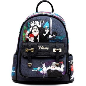 Disney Villains 11" Vegan Leather Fashion Mini Backpack