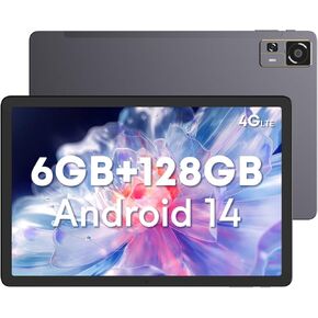 CHUWI 2024 Android 14 Tablet 10.95'', 6GB RAM 128GB ROM, Unisoc T616, Octa-Core, 4G LTE Unlocked Tablets, 1TB Expand, 13MP+5MP Triple Camera, FHD 1920x1200, BT5.0, 7000mAh, GPS, WiFi, OTG