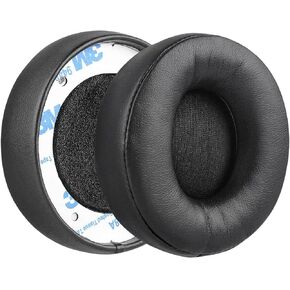 Replacement Solo Pro Earpads Ear Pads Protein Leather Ear Cushion Repair Parts Compatible with Beats Solo Pro Wireless Noise Cancelling On-Ear Headphones (Black)