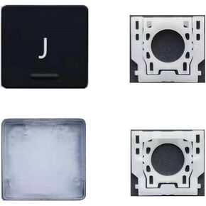 Replacement Individual J Key Cap and Hinges are Applicable for Surface Pro 4/5/6/7 1724 1796 1807 1866 (Black) Keyboard to Replace The J Key Cap and Hinge