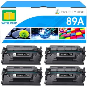 CF289A Black Toner Cartridge Compatible Replacement for HP 89A Black Toner Cartridge CF289A 89X CF289X for Enterprise M507 M507n M507dn M507x MFP M528dn M528f M528c M528z M528 Series Printer (4-Pack)