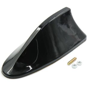 uxcell Black Plastic Shark Fin Style Car Vehicle Roof AM/FM Radio Signal Antenna Aerial