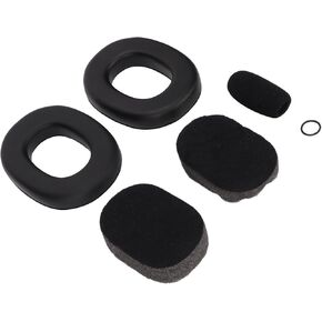 Aviation Pilot Headphones Ear Pads, Replacement Noise Reduction Protective Headset Earmuffs, for David Clark, for Avcomm, for Pilot USA, Soft Silicone and Foam