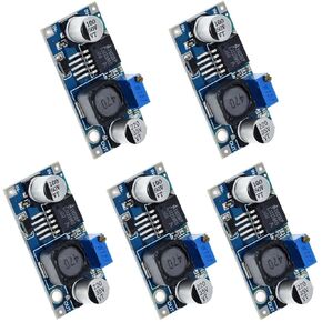 Buck Converter, Adjustable Power Supply Module, LM2596S Buck Converter, Buck DC to DC Converter Voltage Regulator 3.0-40V to 1.5-35V Buck Converter(5Pcs)