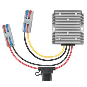 30V-60V Step Down to 24V 10A 240W Waterproof Buck Power Converter DC to DC Transformer Power Supply Buck Converter for CNC Equipment Switches Photovoltaic Panels etc