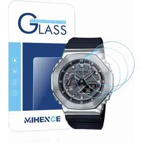 (3 قطع) متوافقة مع واقي الشاشة Casio GM-2100، طبقة حماية من الزجاج المقوى 9H للساعة الذكية G-Shock GM-2100 in Kuwait