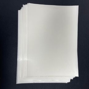 A4 Size Double Sided Iron On Adhesive Film Fabric Sheets，Permanent Fusible Bonding Web for DIY Crafts Patch（20pcs,8"x12"