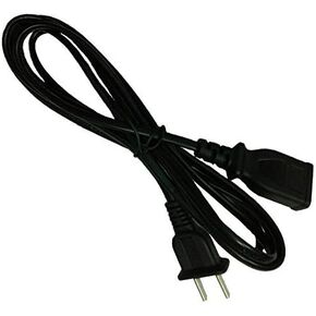 UpBright 2-Prong 120V AC in Charging Power Cord Outlet Charger Cable Plug Compatible with PowerStation Model PSX PSX2 PS X2 X 2 3 PSX3 PSX-3 Station 12V DC Battery Supply Jump Starter Air Compressor