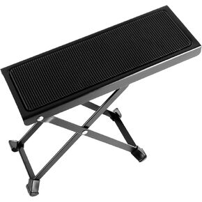 EASTROCK Guitar Foot Stool Height Adjustable Folding Foot Rest Made of Solid Iron Guitar Foot Stand for Classical Guitar