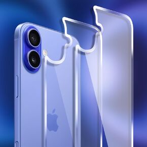 for iPhone 16 Back Glass Protector(2-Pack), iPhone 16 Back Screen Protector Rear Tempered Glass HD Clarity Compatible with iPhone 16 (6.1 inch)