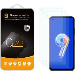 Supershieldz (3 Pack) Designed for Asus Zenfone 9 Tempered Glass Screen Protector, Anti Scratch, Bubble Free