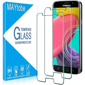 MAYtobe [2 Pack] Tempered Glass For Samsung Galaxy S7 Screen Protector, Bubble Free, Case Friendly, Easy to Install