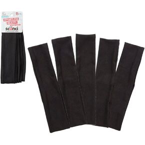 Scunci by Conair Effortless Beauty Skinny Plastic Headbands for Women and Men, Headbands in Durable Plastic, 4 Pack, Neutral Colors