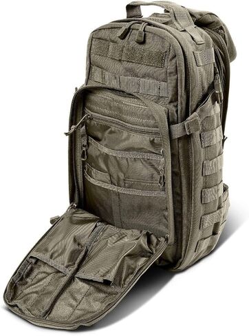 5.11 Tactical Sling Bag Pack MOAB 10, Shoulder Crossbody Military Bag, 18L, Style 56964ABR | Style 56964ABR, 18L Shoulder Crossbody, Military EDC, Molle Compatible, Durable Nylon in Kuwait