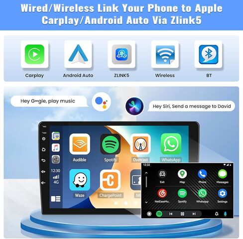 ستيريو سيارة Android 13 لسيارة سوزوكي سويفت 2017 2018 2019 2020 راديو لاسلكي Apple Carplay&Android Auto GPS Navigation Head Unit، شاشة لمس بلوتوث 9 بوصات HiFi/WiFi/SWC/Dual USB، كاميرا احتياطية وميكروفون، 1G+32G in Kuwait