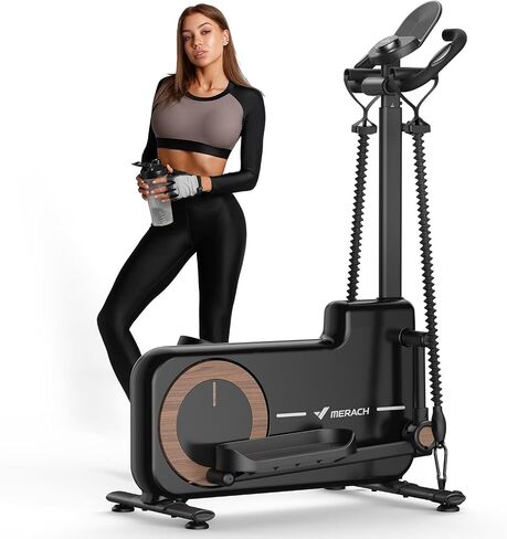 MERACH Elliptical Machines for Home,Compact Elliptical Exercise Machine with MERACH App Elliptical Trainer with Hyper-Quiet Magnetic Driving System 16 Resistance Levels, 330LBS Loading Capacity in Saudi Arabia