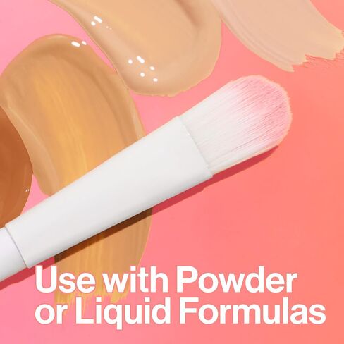 wet n wild Concealer Brush, Large Blending Brush, For Under Eye & Eyebrows, Ergonomic Handle in Kuwait