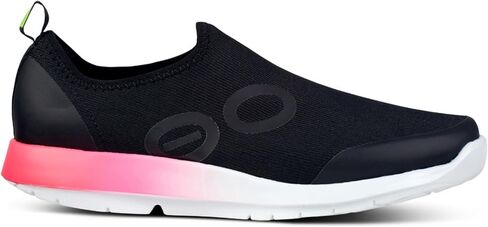 OOFOS Women’s OOmg Sport Low Shoe, White - Lightweight Recovery Footwear - Reduces Stress on Feet, Joints & Back - Machine Washable - Women’s Size 10 in Kuwait