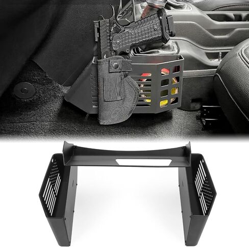 ترقية MAIKER JL Metal Gear Shift صندوق تخزين وحدة التحكم المركزية صندوق تعليق ناقل الحركة التلقائي علبة تروس متوافقة مع 2018-2024 Jeep Wrangler JL JLU Gladiator JT، نمط تكتيكي in Kuwait