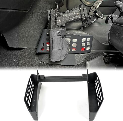ترقية MAIKER JL Metal Gear Shift صندوق تخزين وحدة التحكم المركزية صندوق تعليق ناقل الحركة التلقائي علبة تروس متوافقة مع 2018-2024 Jeep Wrangler JL JLU Gladiator JT، نمط تكتيكي in Kuwait