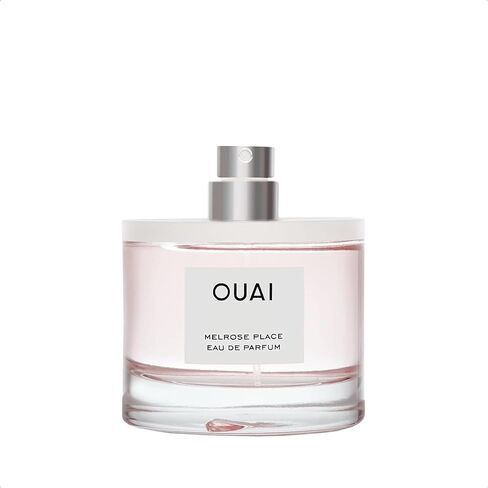 OUAI Melrose Place Eau de Parfum حجم السفر - عطر نسائي أنيق للارتداء اليومي - رائحة الزهور المنعشة تحتوي على روائح الشمبانيا والبرغموت والورد مع لمحات رقيقة من خشب الأرز والليتشي (.34 أونصة) in Saudi Arabia