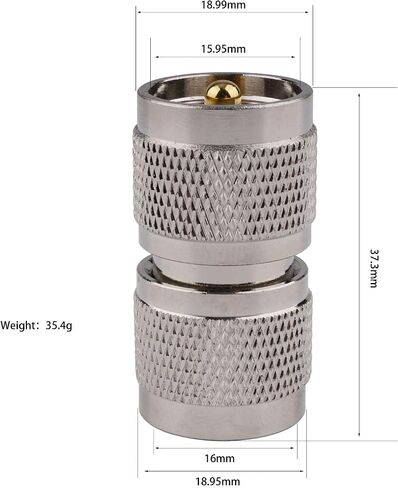 RF Coaxial Adapter Connector Kit N Male/Female to UHF PL-259 SO-239 M/F Straight Adapter for Extension Cable Antenna CCTV N to UHF Coax Adapter Kit (4pcs UHF-N) in Saudi Arabia