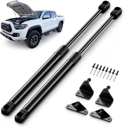 ARANA Front Hood Struts Lift Supports Gas Prop Shocks for 2018-2023 Jeep Wrangler JL 2020-2023 Jeep Gladiator Car Front Bonnet Hood Engine Cover Compatible & Brackets Replacement Parts, Pack of 2 in Kuwait