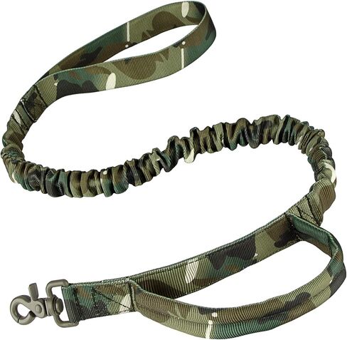IronSeals Tactical Dog Training Bungee Leash Quick Release Buckle with Control Handle - CP Camouflage in Saudi Arabia