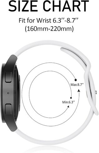 أساور Vancle متوافقة مع Garmin Forerunner 245/Forerunner 645/Forerunner 165/Forerunner 55 SmartWatch، سوار رياضي من السيليكون 20 مم لموسيقى Garmin Forerunner 245/645/165 للنساء والرجال in Saudi Arabia